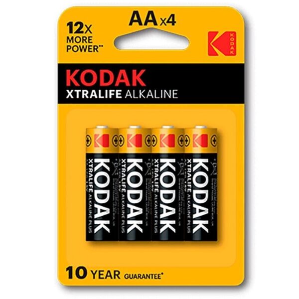 KODAK - XTRALIFE PILA ALCALINA AA LR6 BLISTER*4